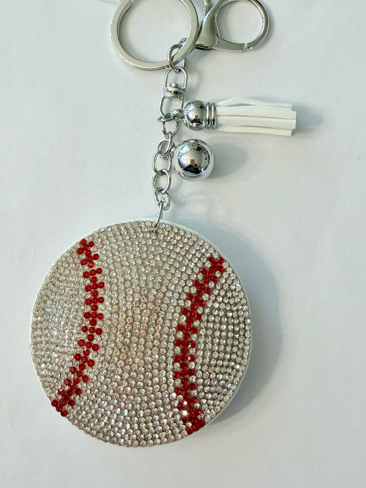 Soft Plush Bling Keychains