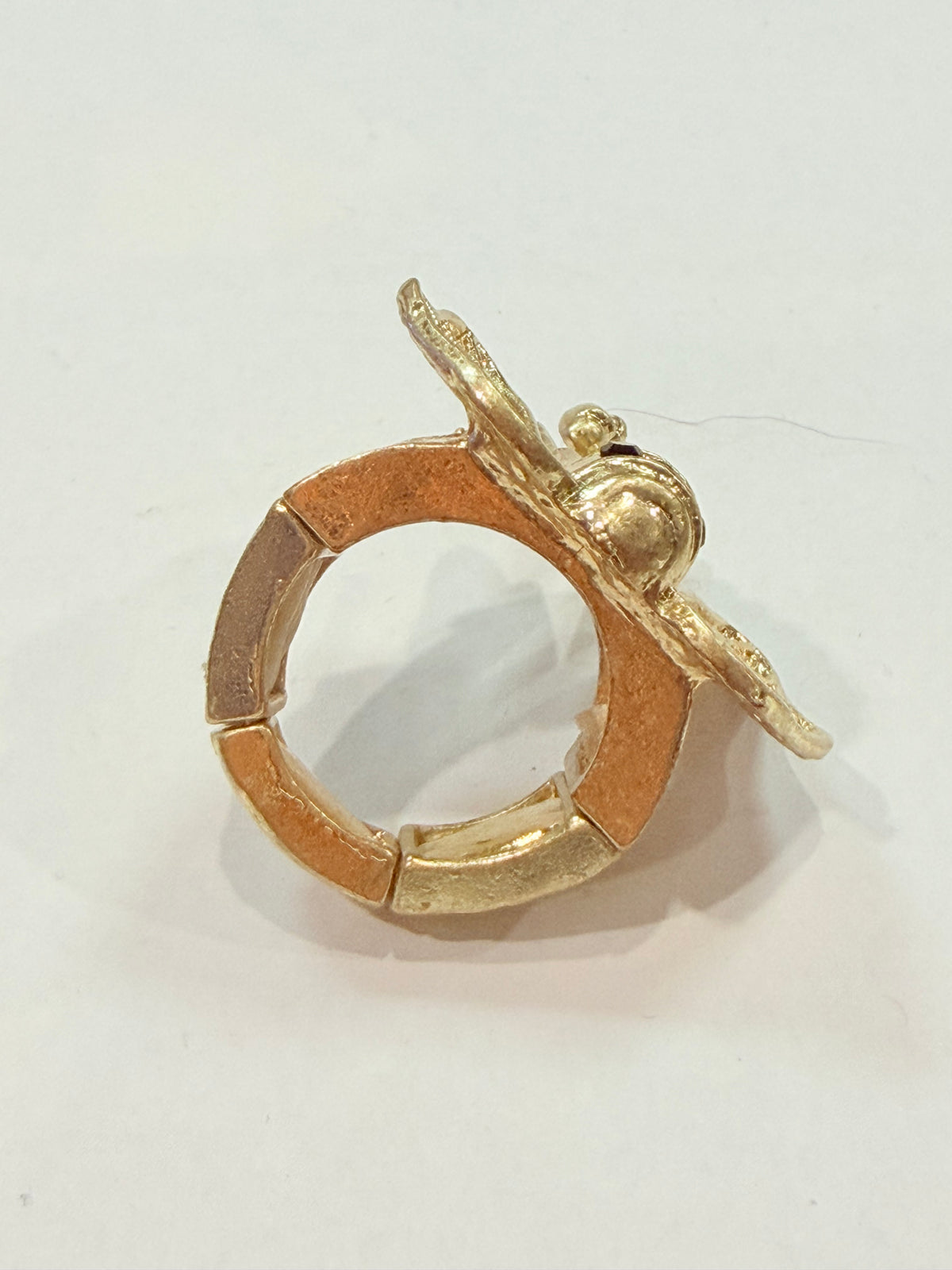 Golden Elephant Stretch Ring