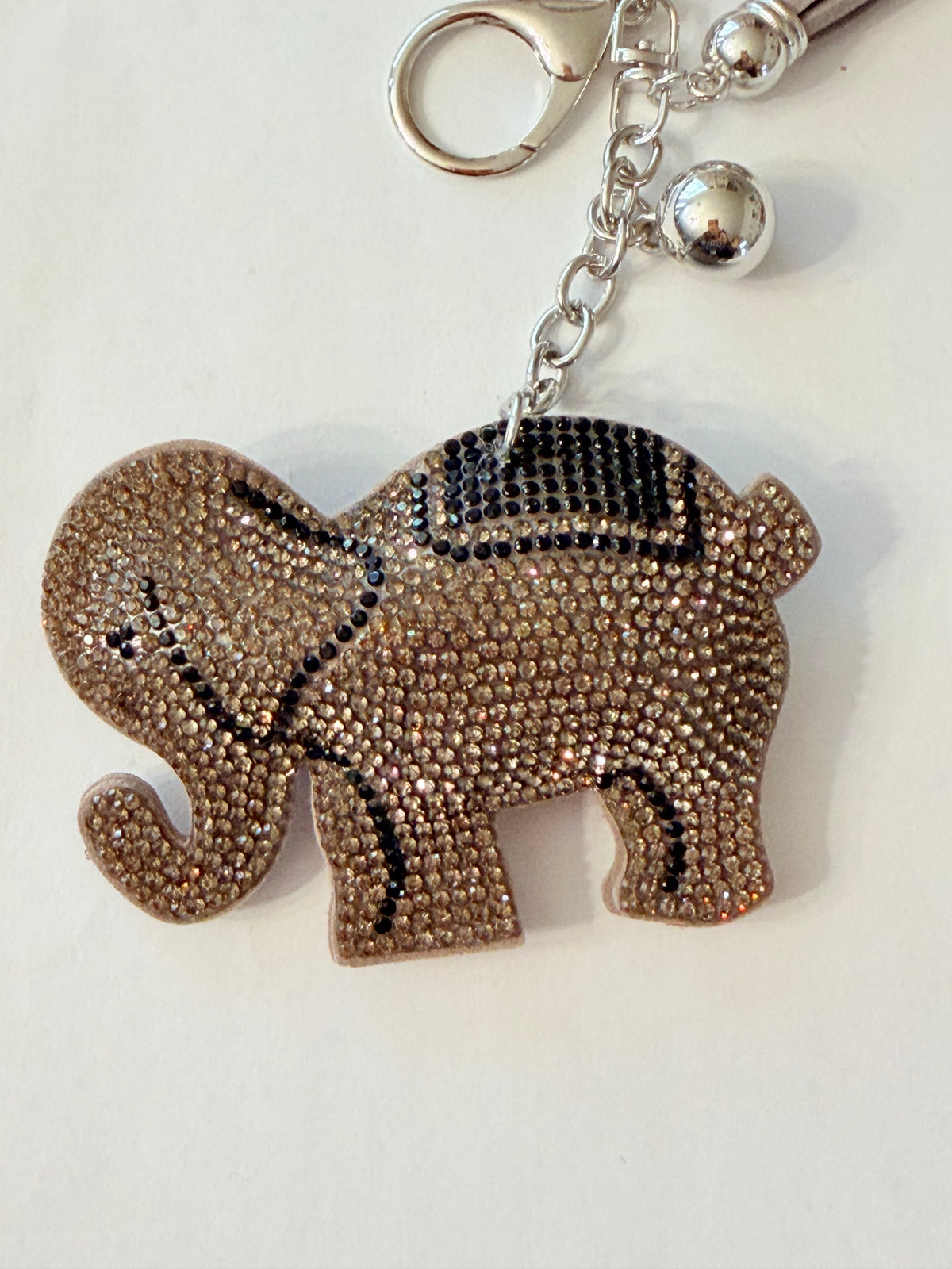 Soft Plush Bling Keychains
