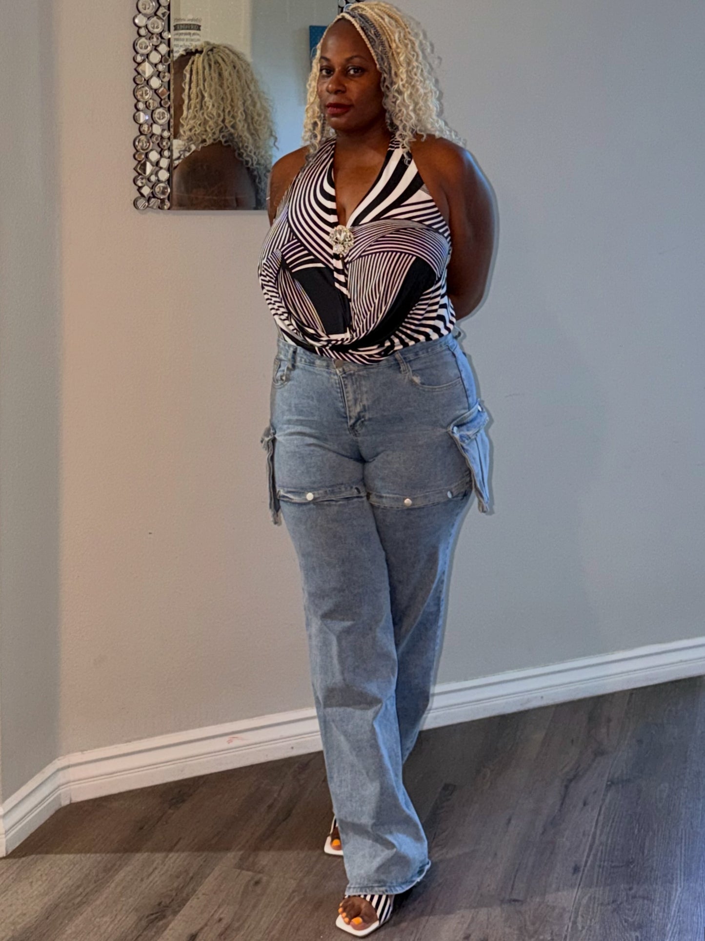 Switch Up Denim Duo – Convertible Cargo Set