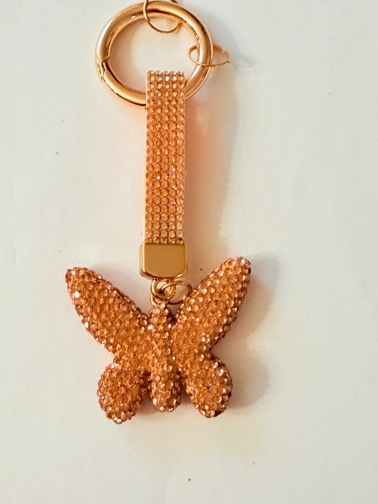 Bling Rhinestone Strap Keychains