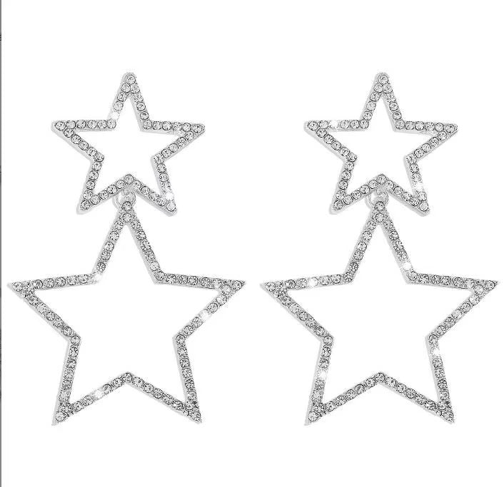 Seeing Stars Bling Drop Earrings