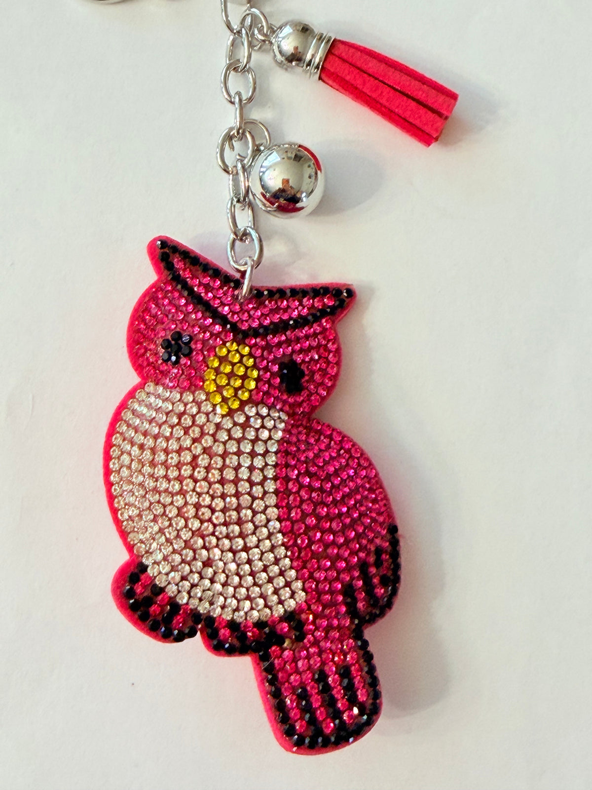 Soft Plush Bling Keychains
