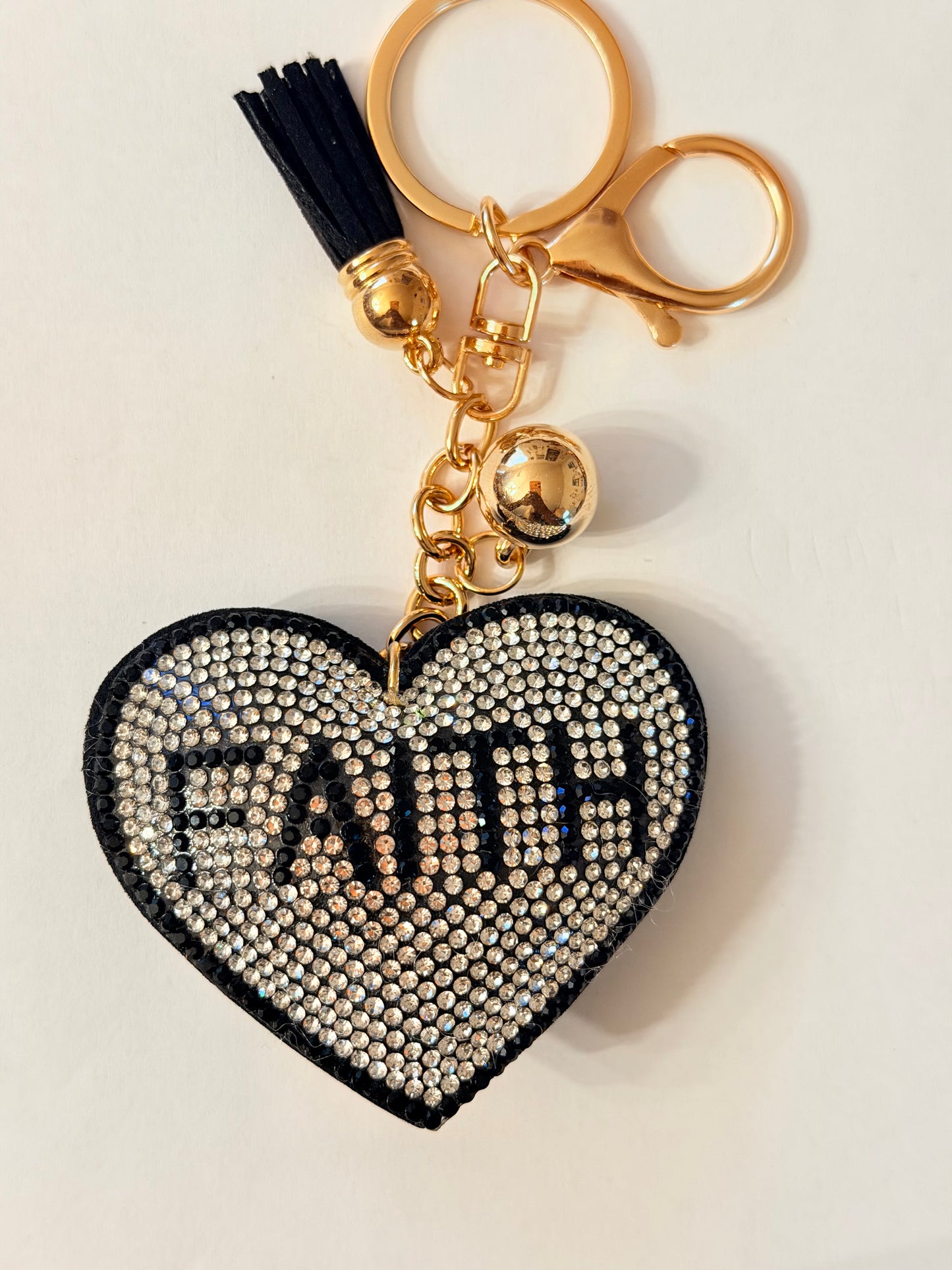 Soft Plush Bling Keychains