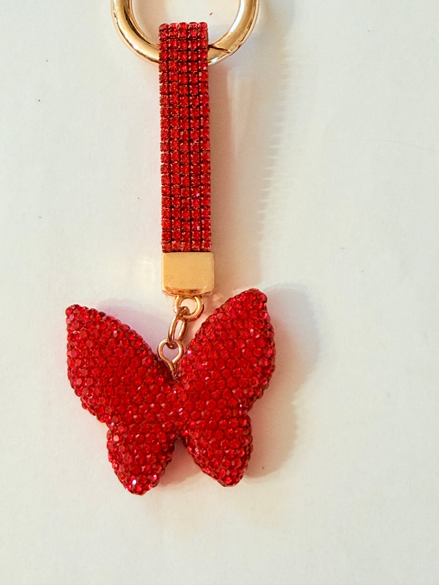 Bling Rhinestone Strap Keychains