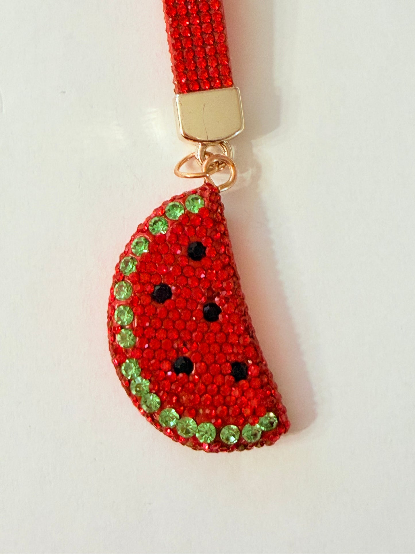 Bling Rhinestone Strap Keychains