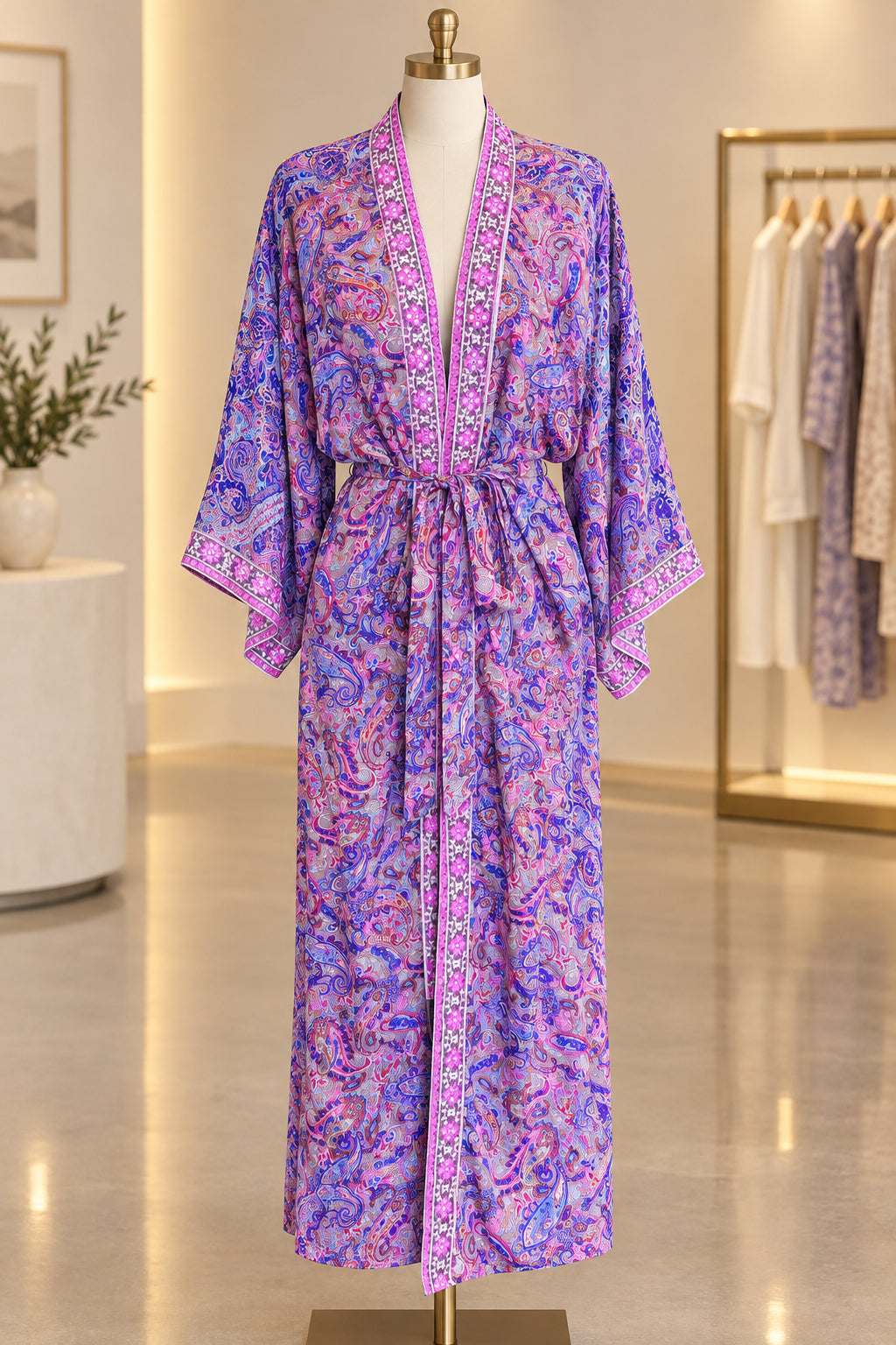 Paisley With a Passport Kimono