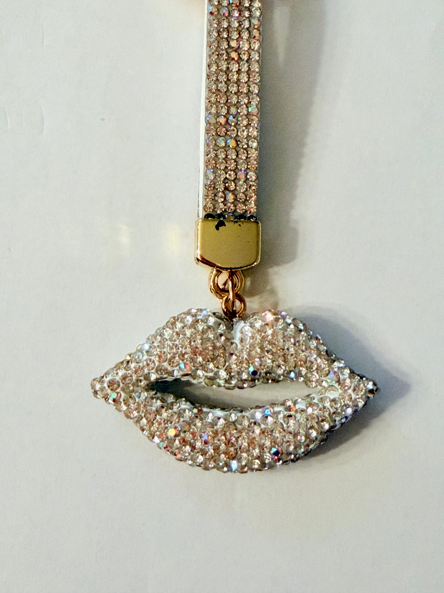 Bling Rhinestone Strap Keychains