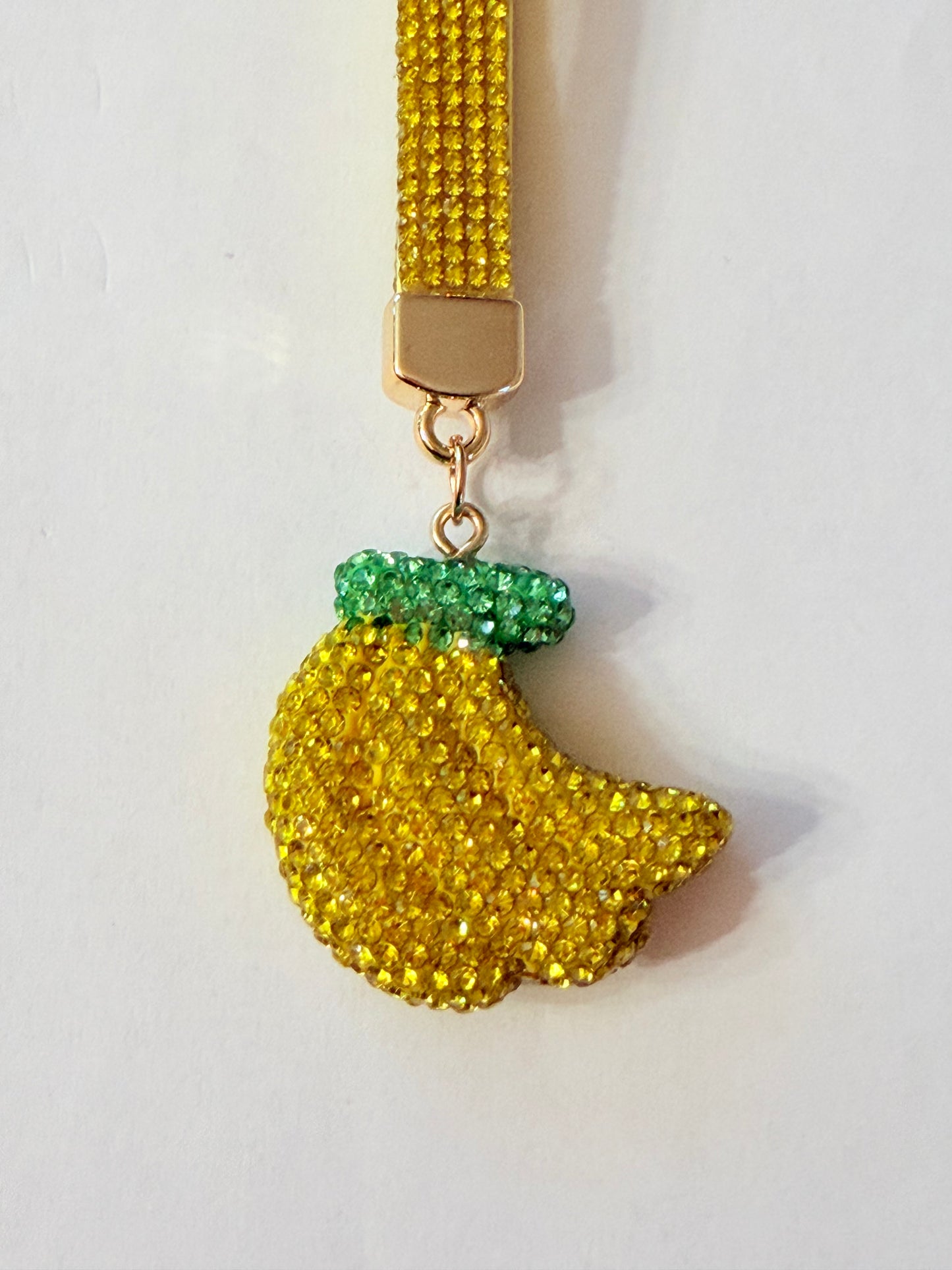 Bling Rhinestone Strap Keychains