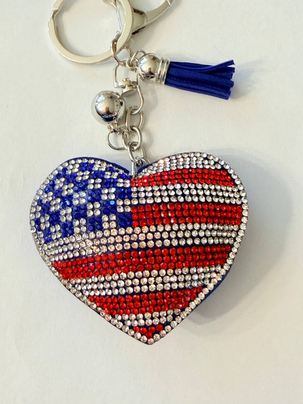 Soft Plush Bling Keychains