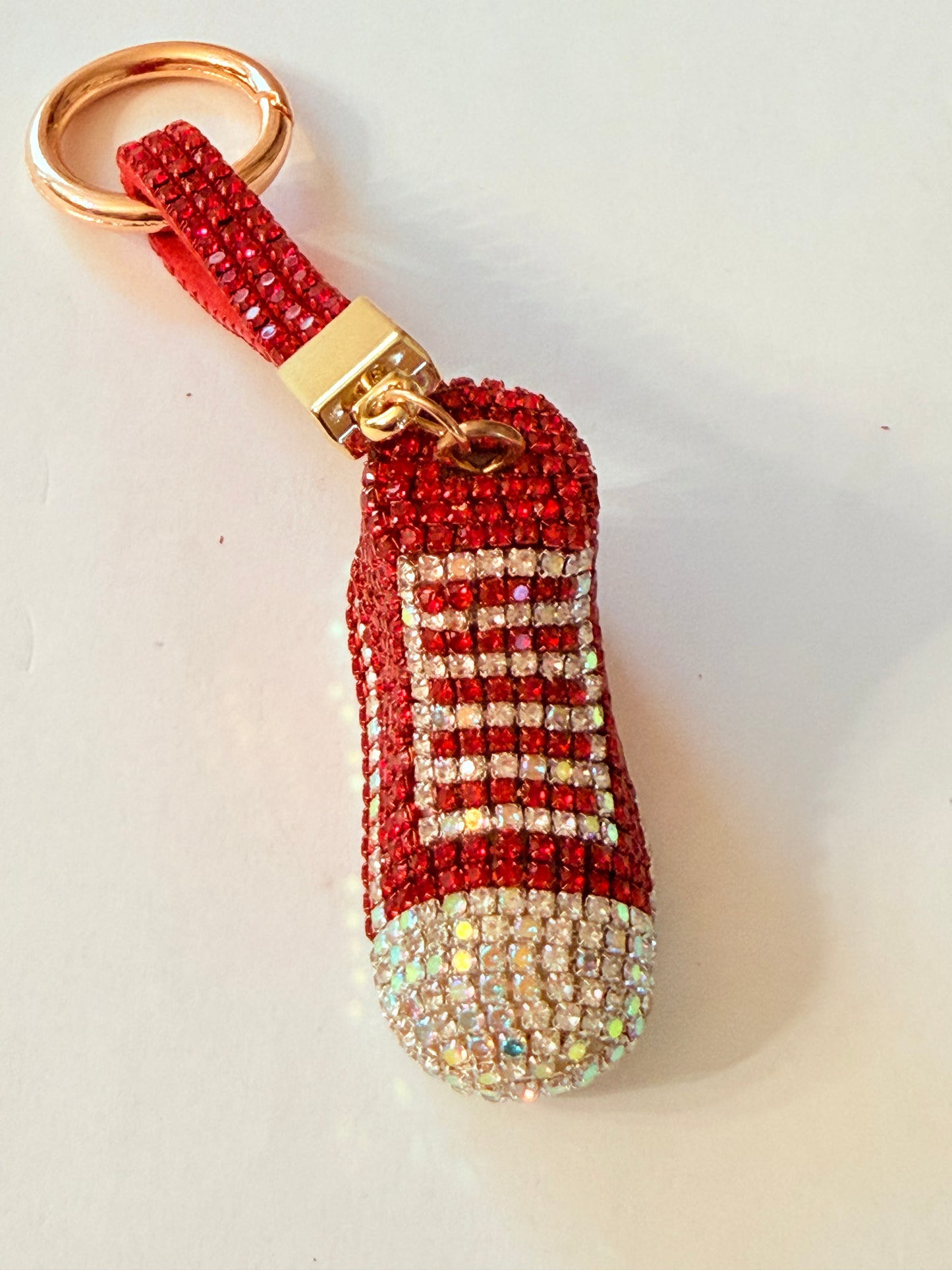 Bling Rhinestone Strap Keychains