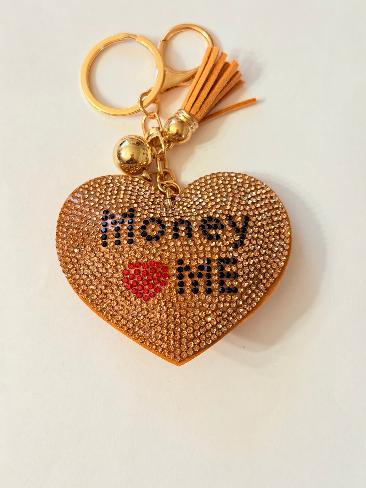 Soft Plush Bling Keychains