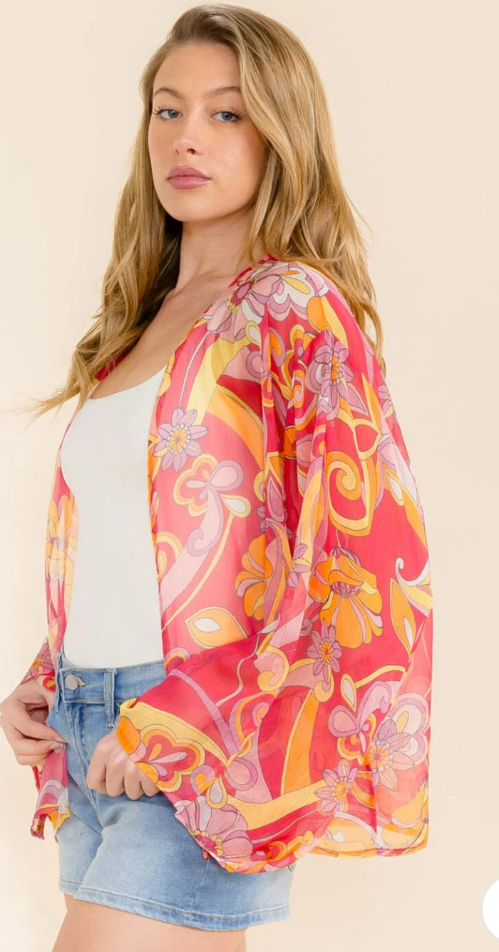 Boogie Bloom Kimono