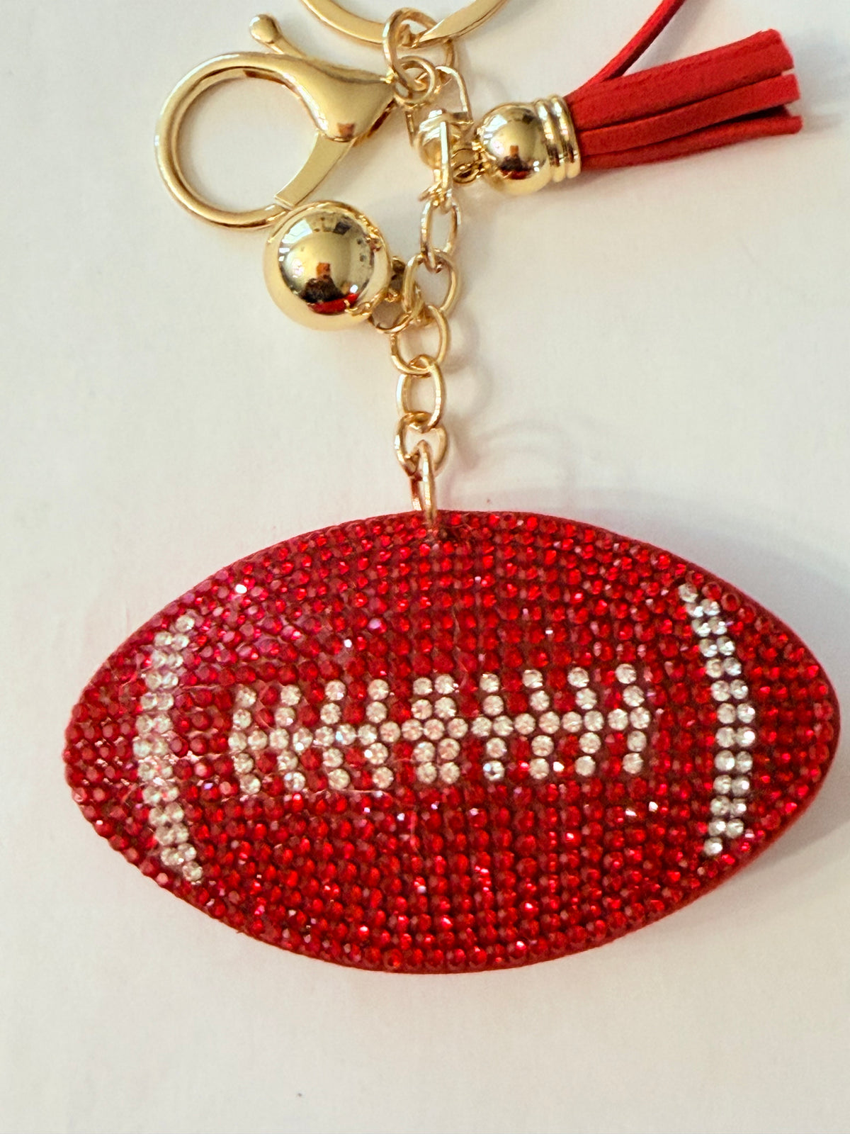 Soft Plush Bling Keychains