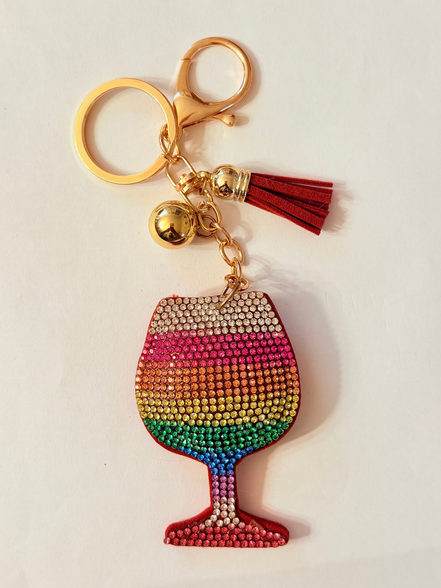 Soft Plush Bling Keychains