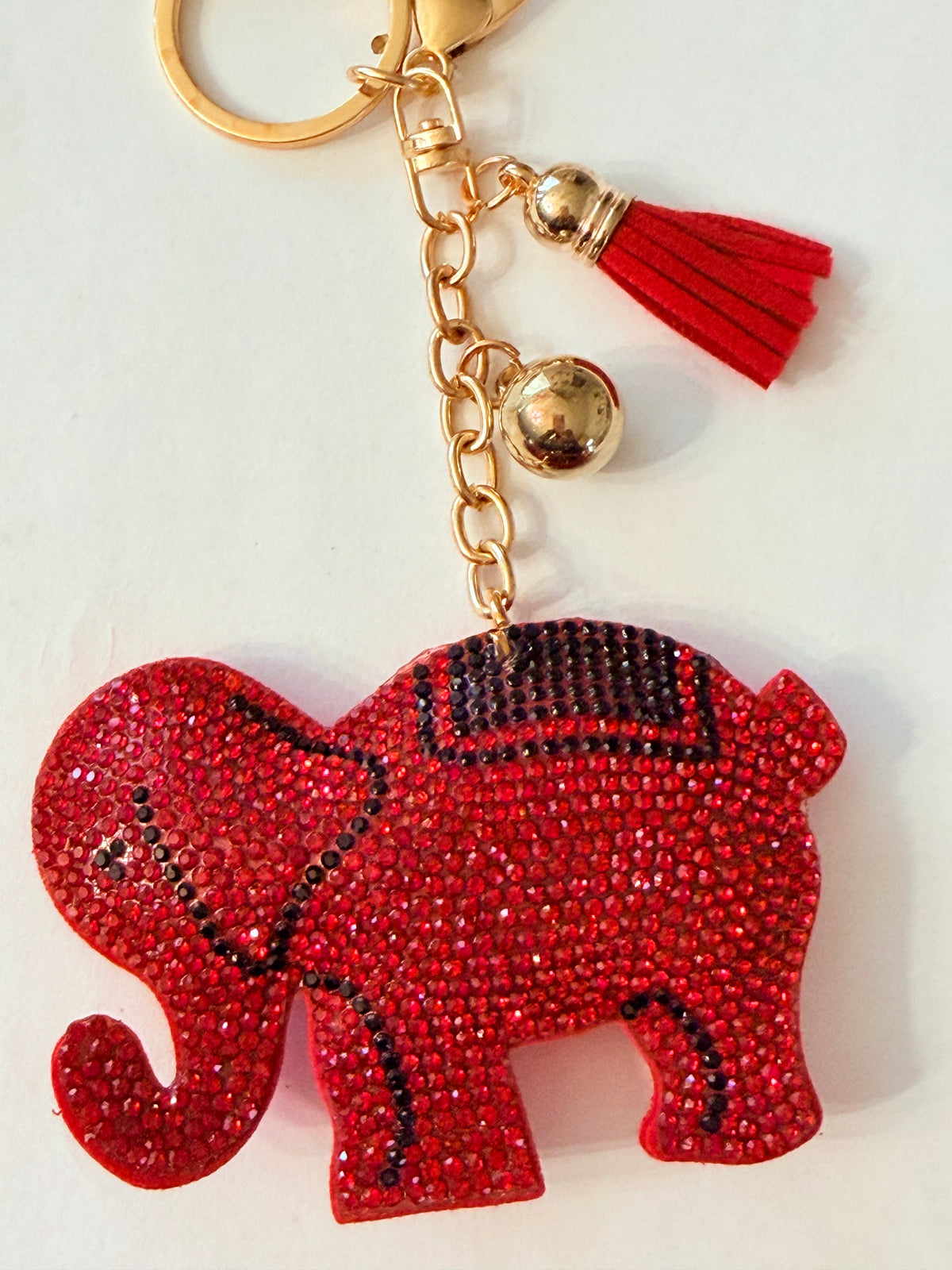 Soft Plush Bling Keychains