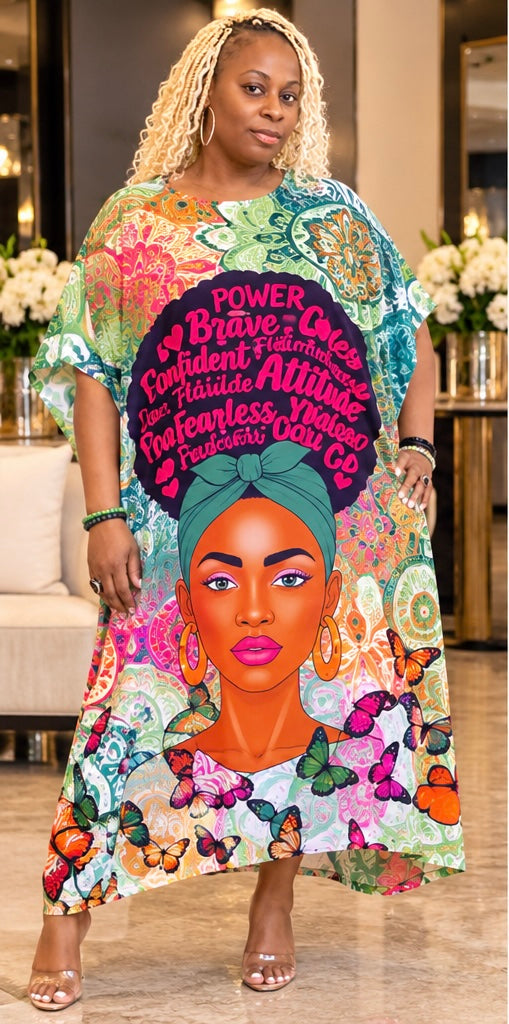 Born to Fly Statement Kaftan