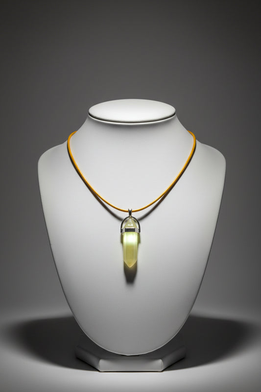 Golden Whisper Pendant Necklace
