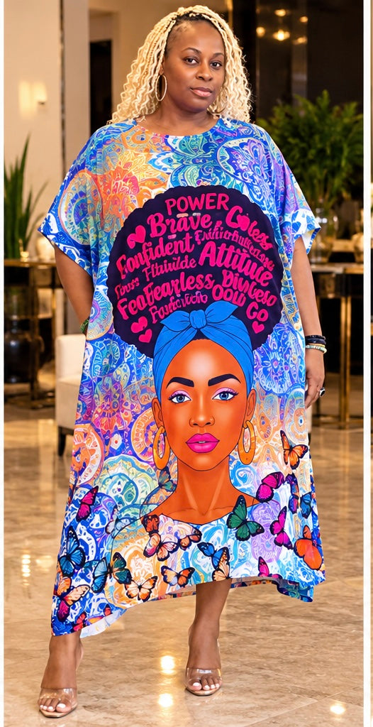 Born to Fly Statement Kaftan