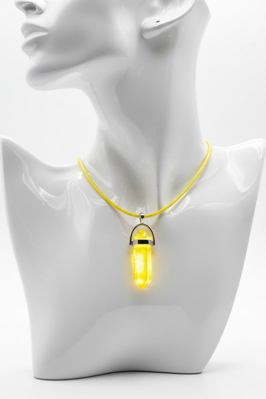 Sunlit Aura Pendant Necklace