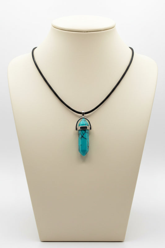 Teal the End of Time Pendant Necklace