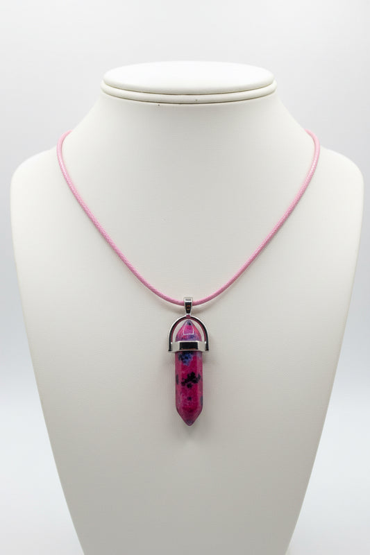 Blush Voltage Pendant Necklace