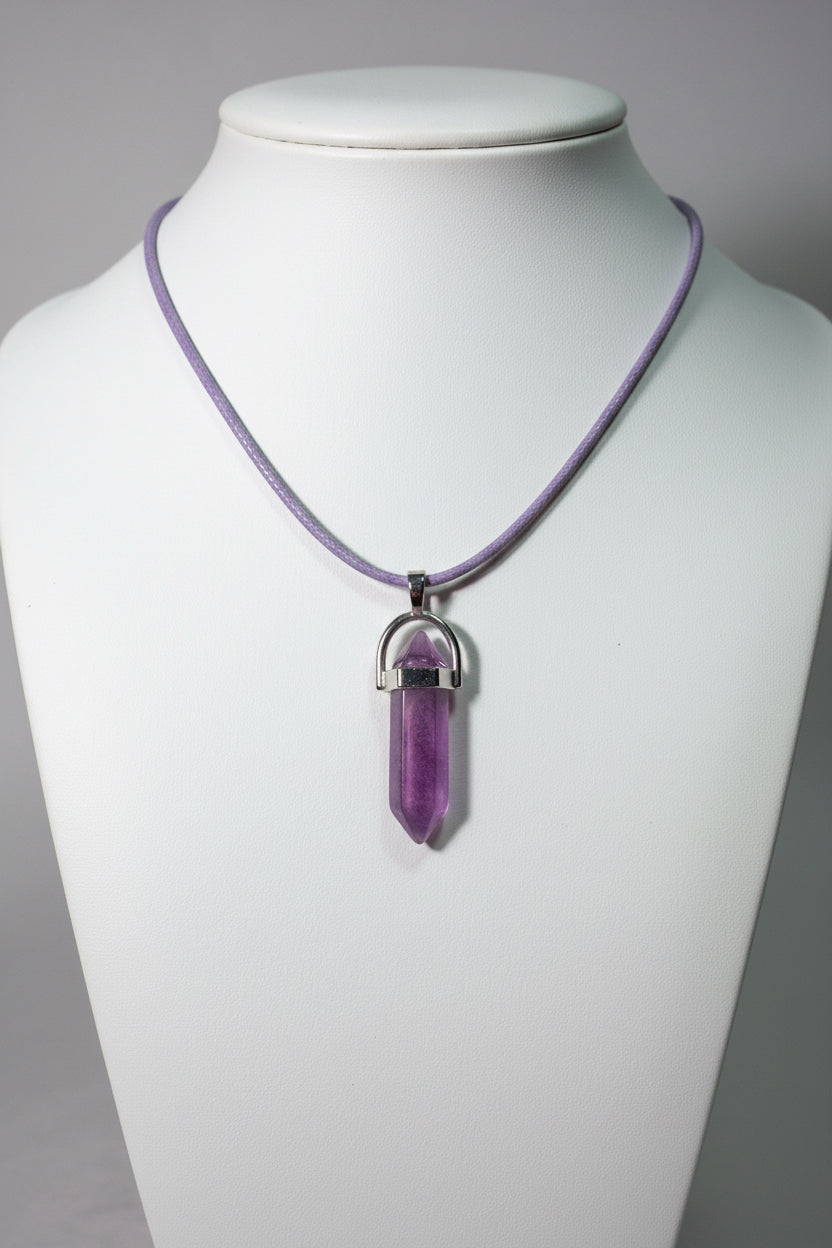 Lavender Drift Pendant Necklace