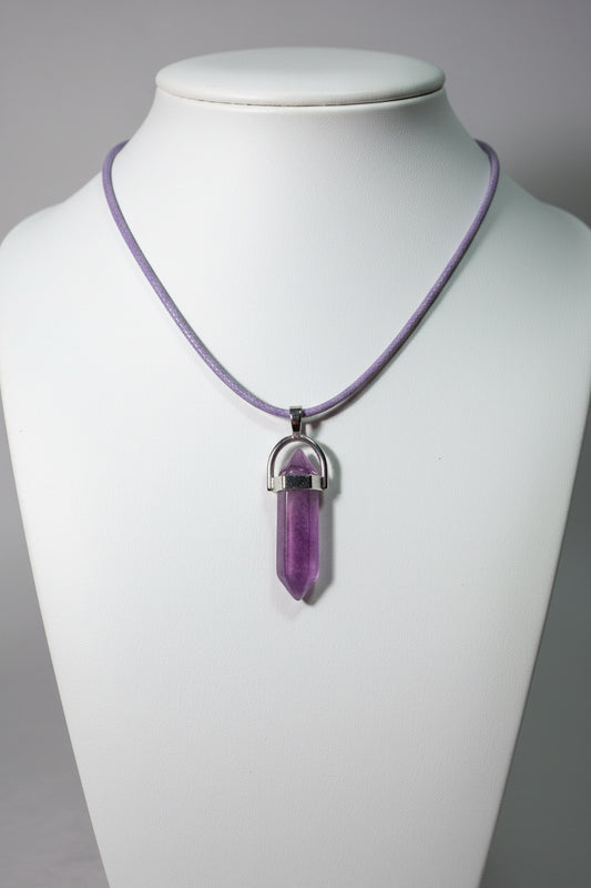 Lavender Drift Pendant Necklace