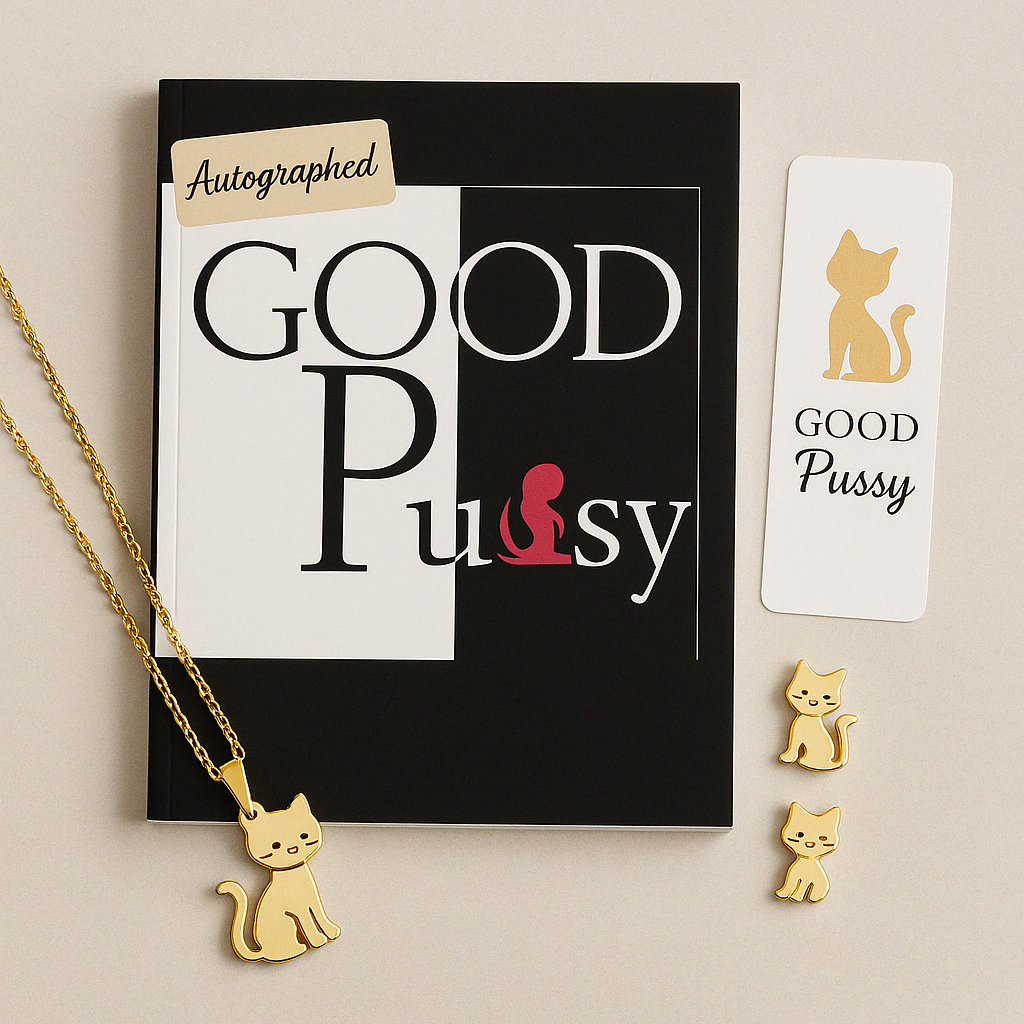 Good Pussy – Signed Copy + FREE Stainless Steel Kitty Cat Jewelry Set