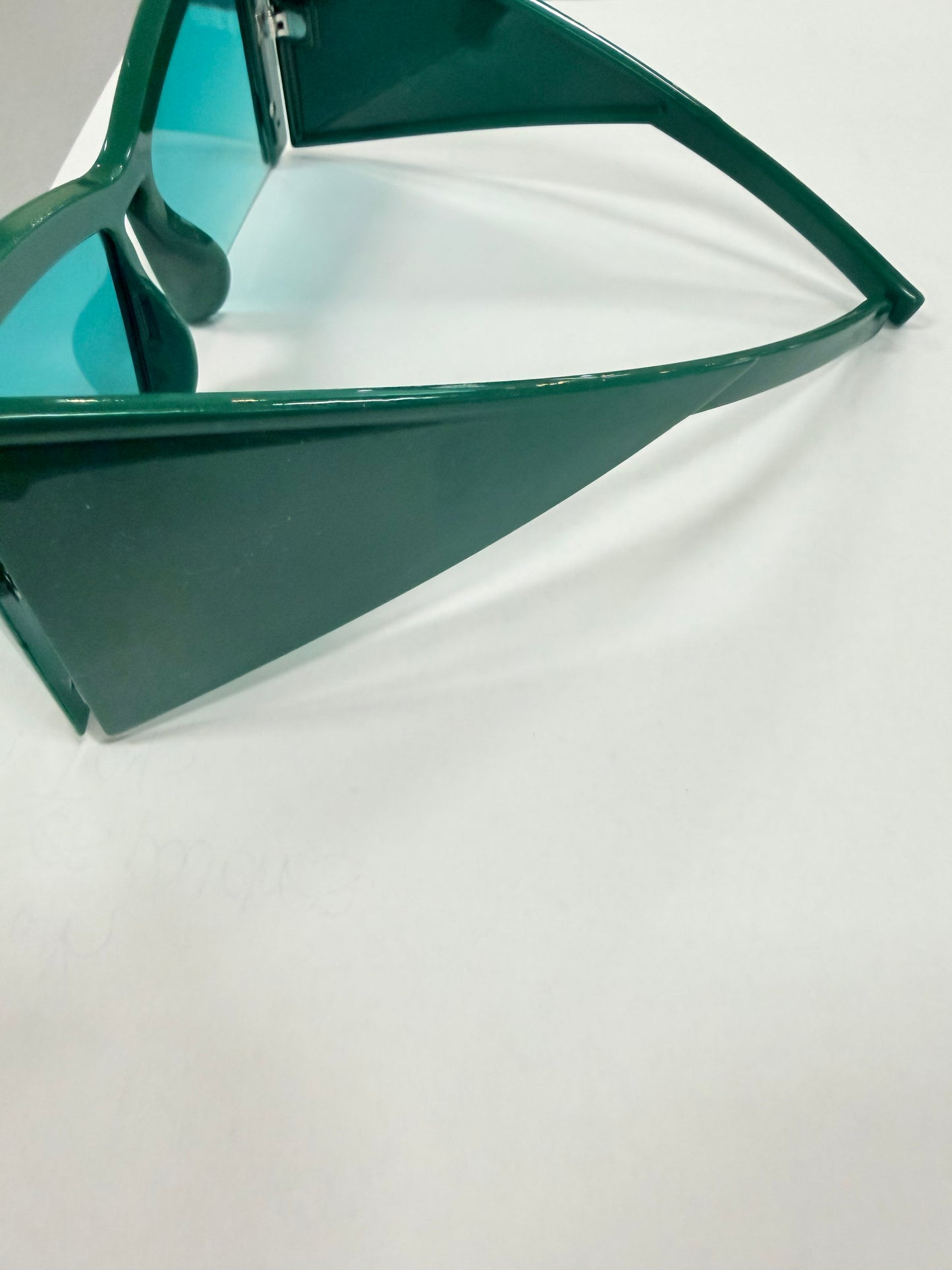 No Side Eye Oversized Shield Sunglasses