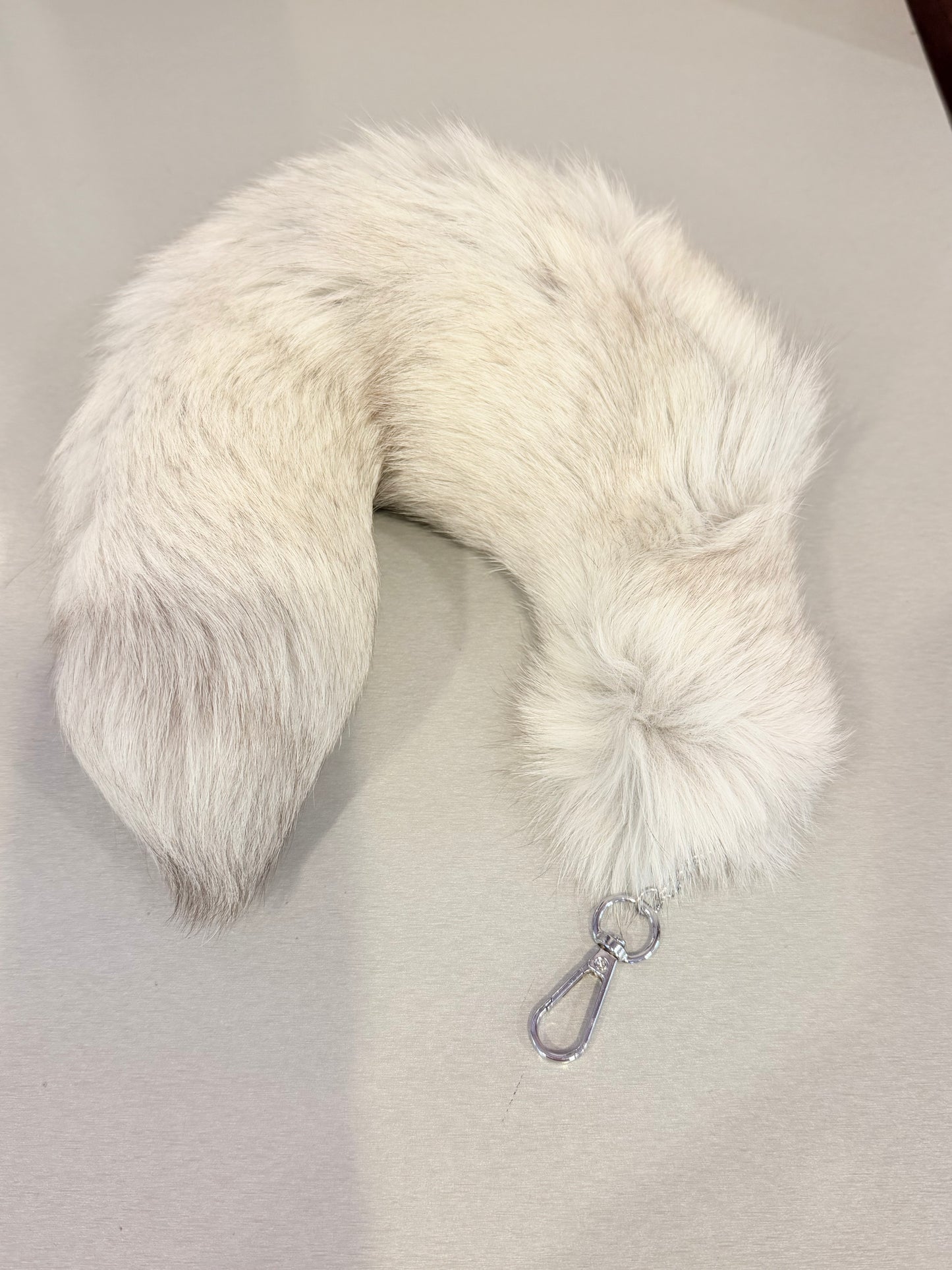 Winter White Fox Tail