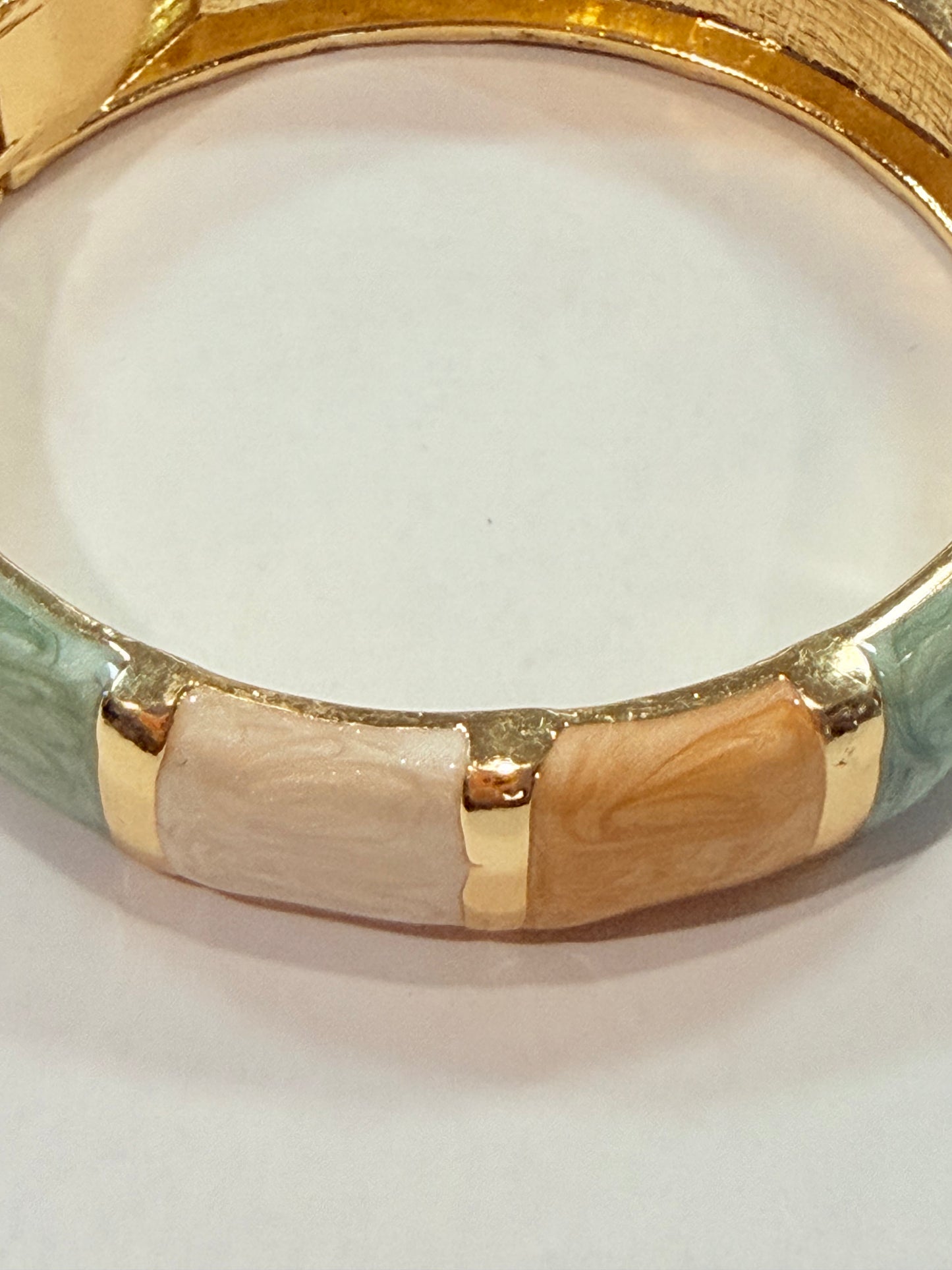 Mosaic Hinged Bangle