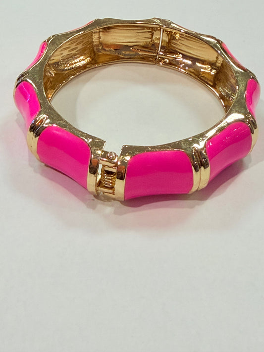 Color Block Hinged Bangle