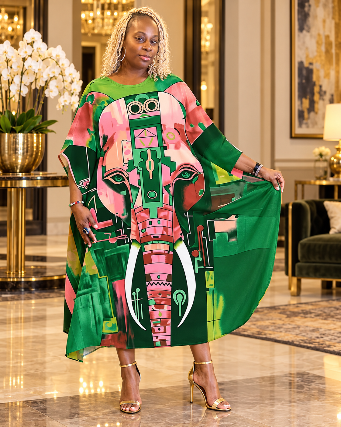 Pachyderm Power Kaftan