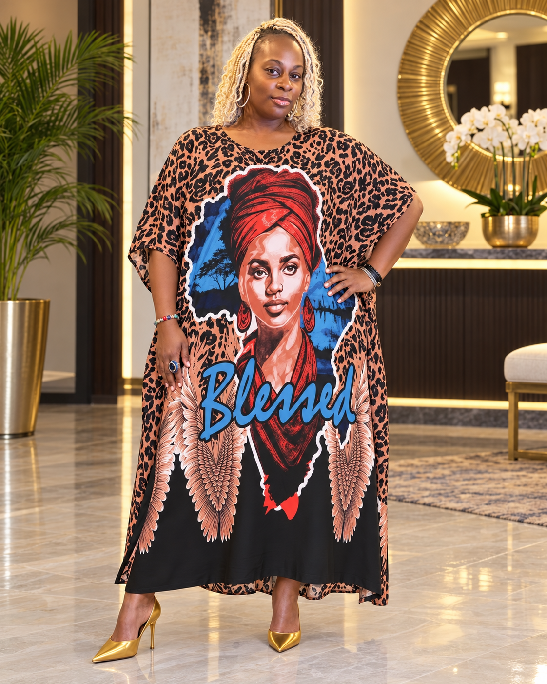 Blessed in the Wild Statement Kaftan