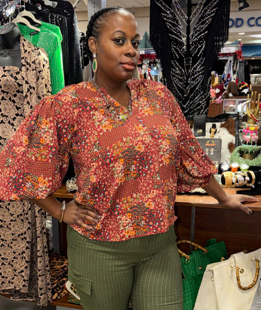 The Clear Intentions Floral Blouse