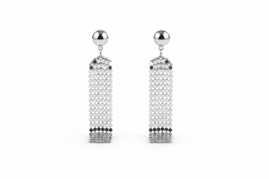 Disco Fringe Clip-On Earrings