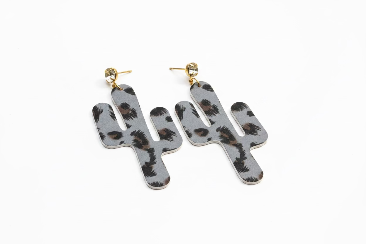 Wild Desert Cactus Earrings
