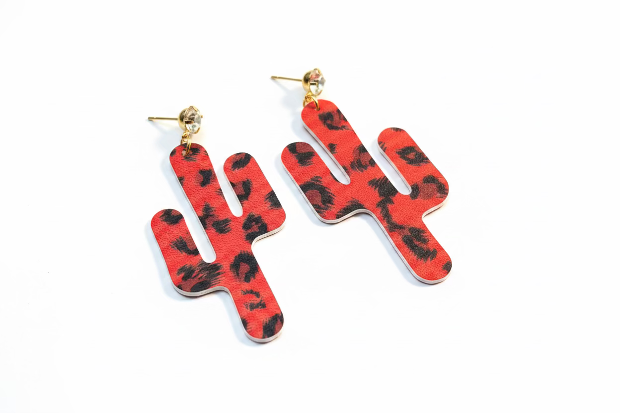 Wild Desert Cactus Earrings