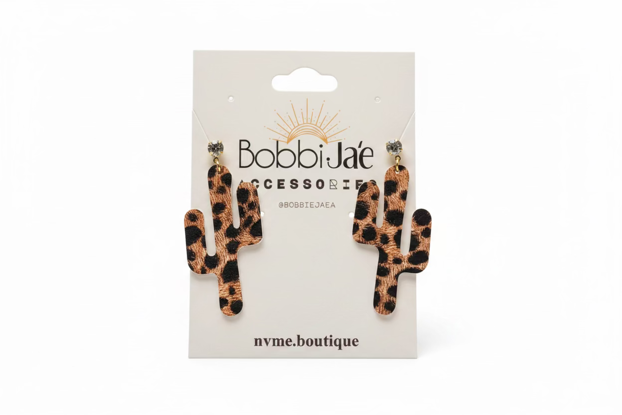 Wild Desert Cactus Earrings