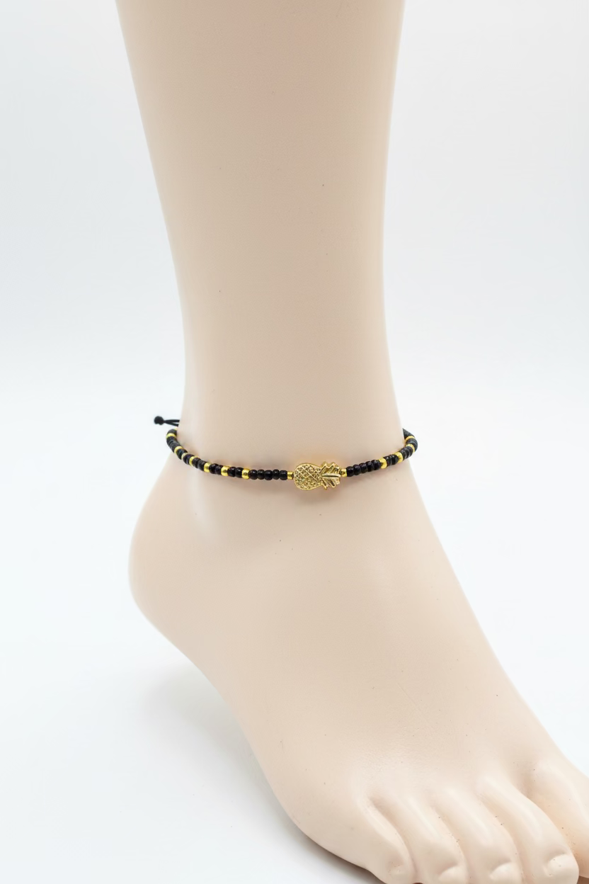 Golden Pineapple Wish Bracelet