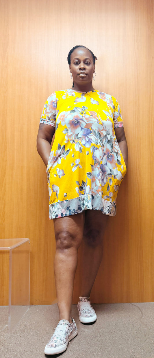Golden Hour Bloom Dress
