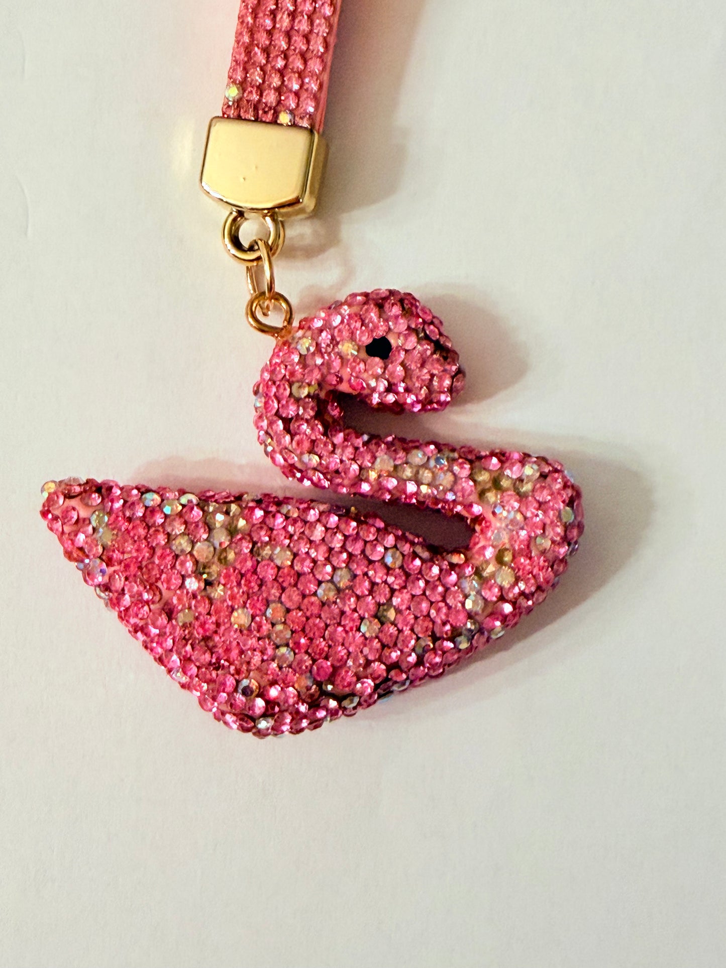 Bling Rhinestone Strap Keychains