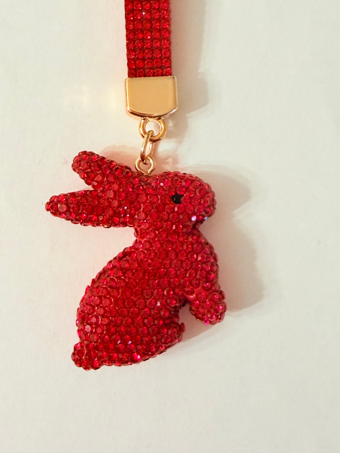 Bling Rhinestone Strap Keychains