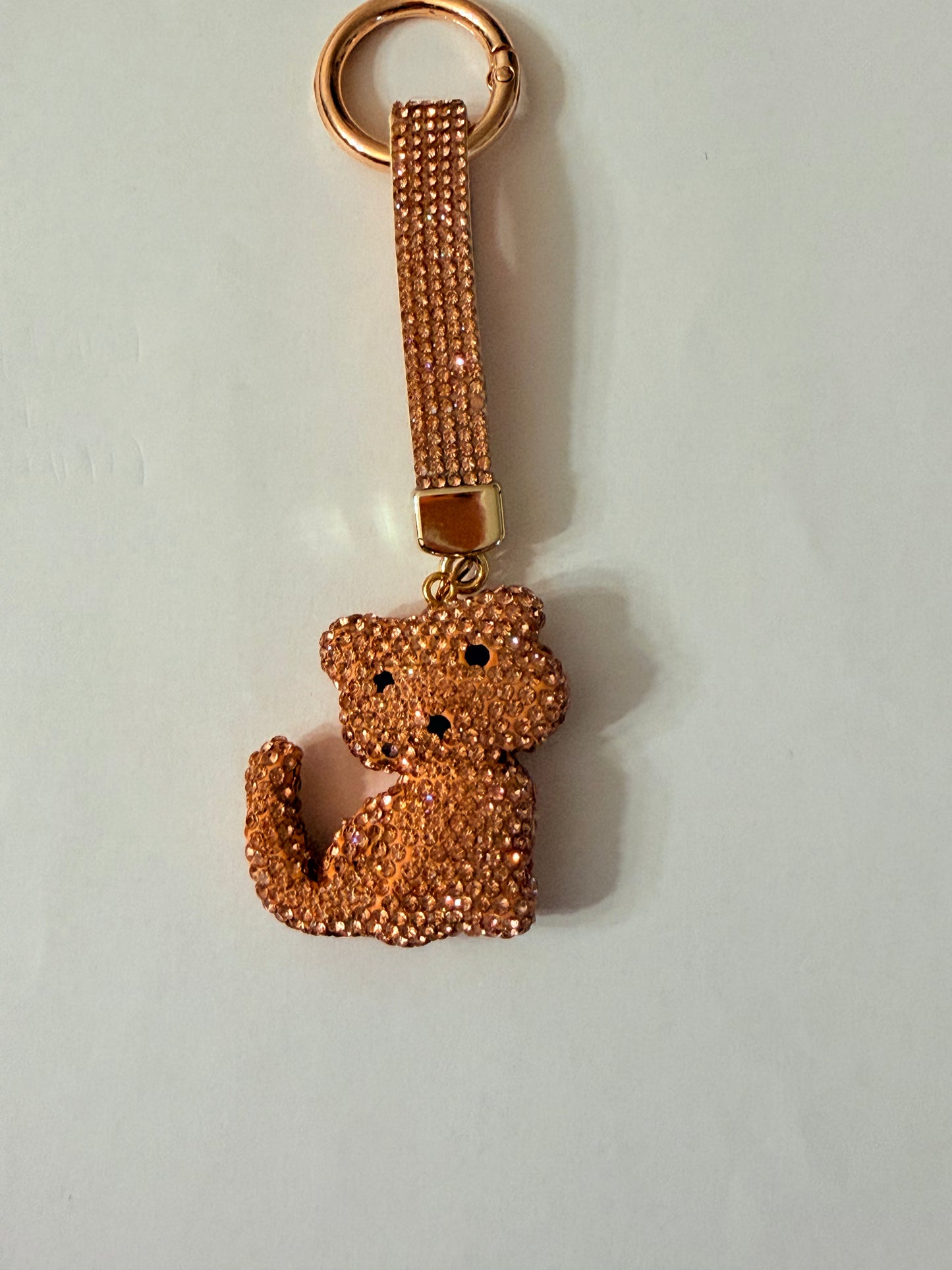 Bling Rhinestone Strap Keychains