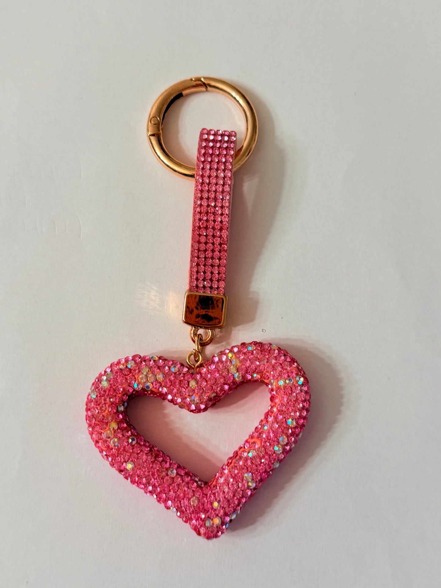 Bling Rhinestone Strap Keychains