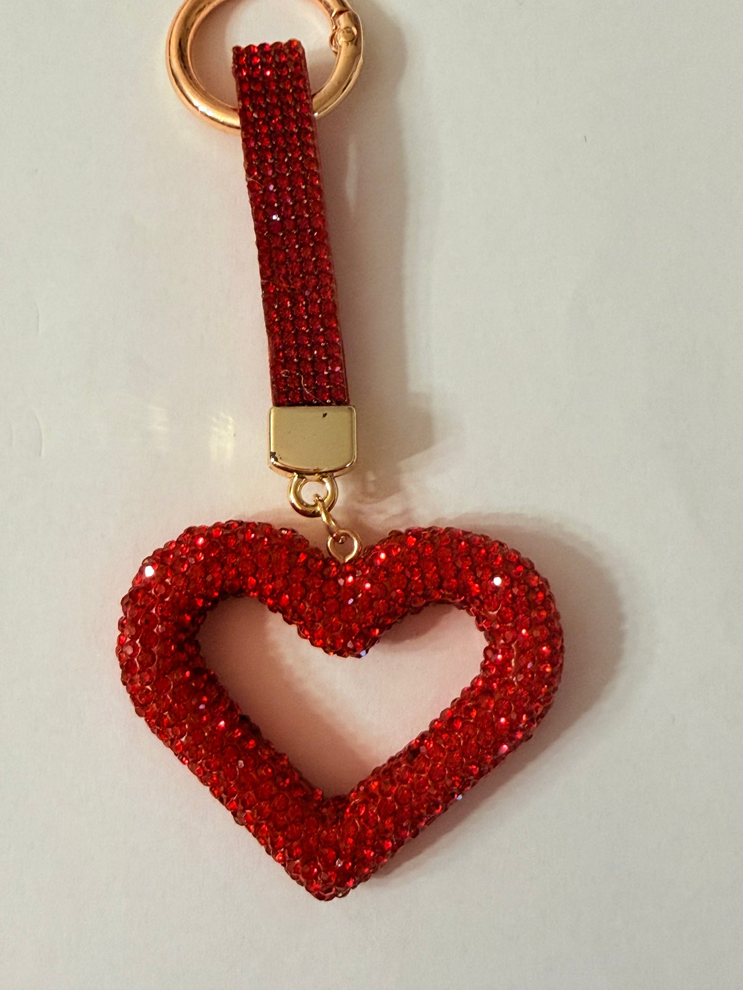 Bling Rhinestone Strap Keychains