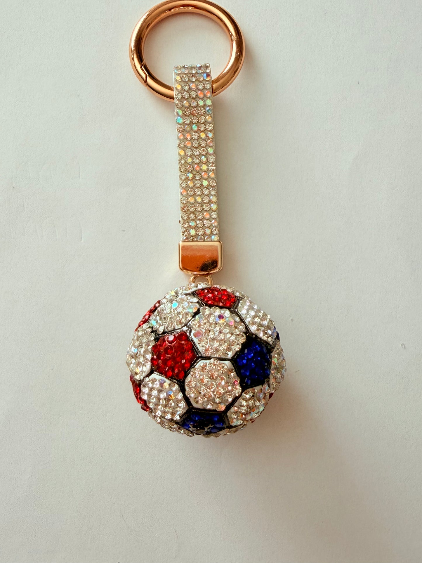 Bling Rhinestone Strap Keychains