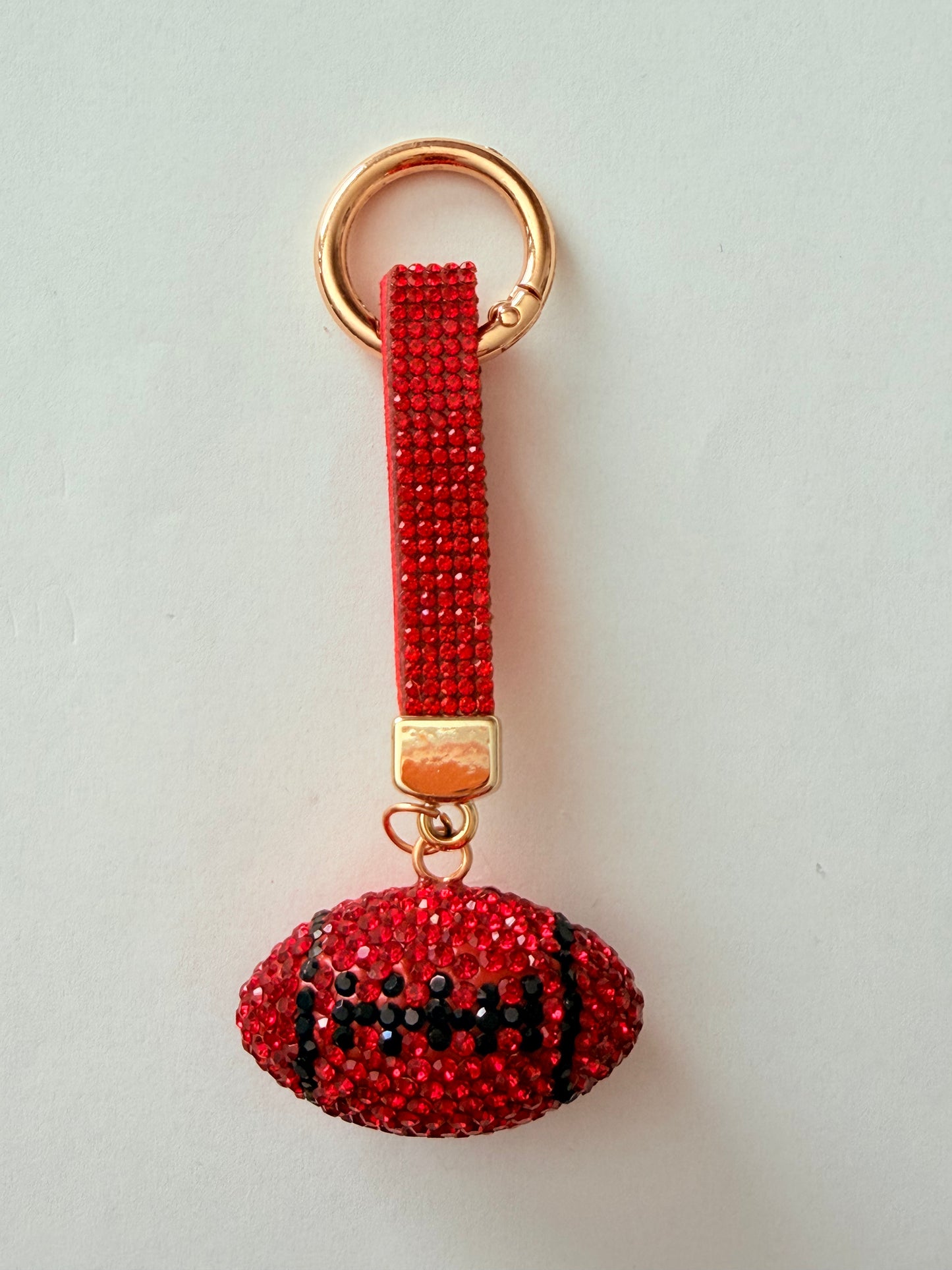 Bling Rhinestone Strap Keychains