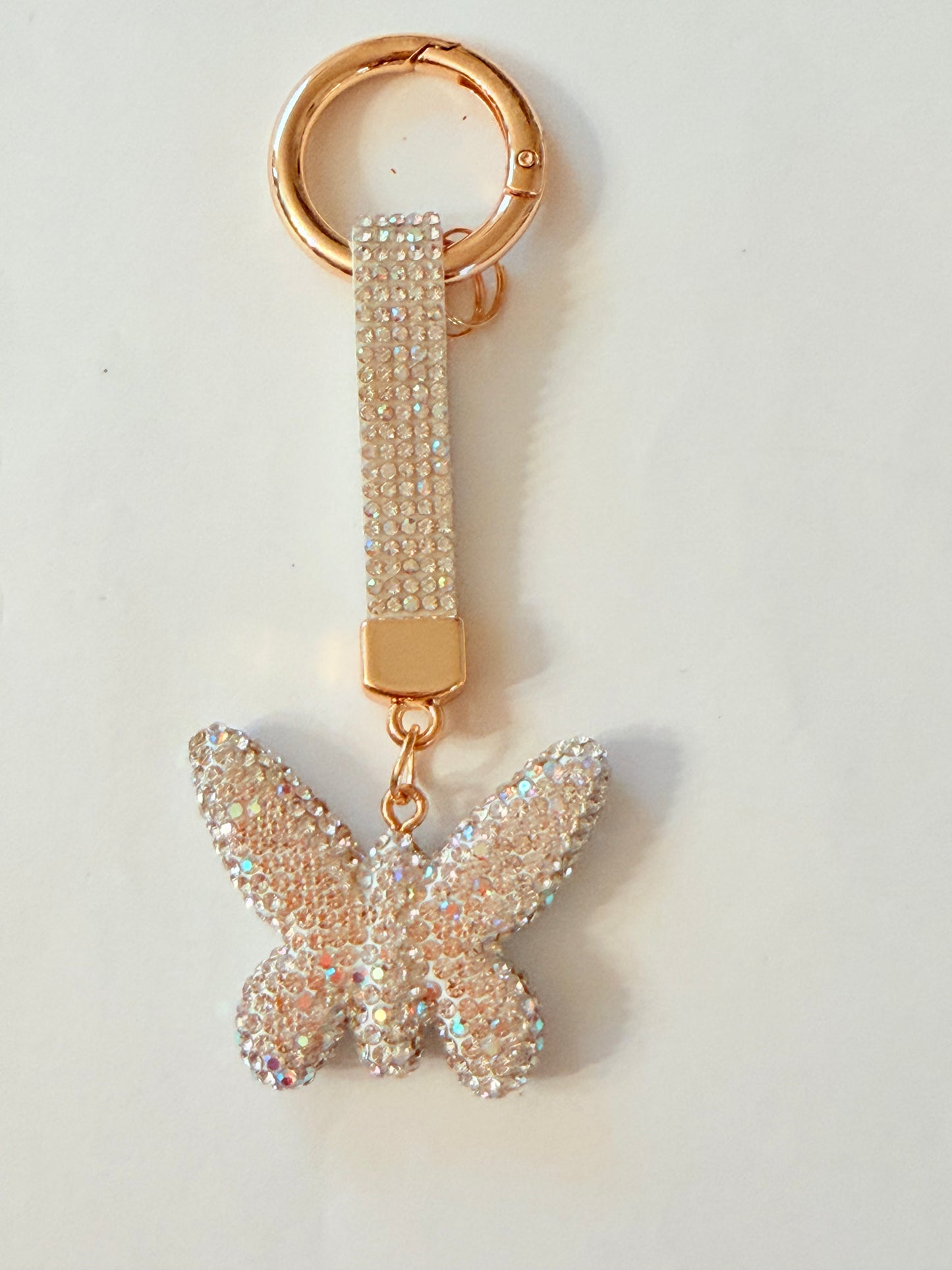 Bling Rhinestone Strap Keychains